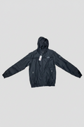 Lee Cooper Men's Hooded Windbreaker Jacket - Black front
